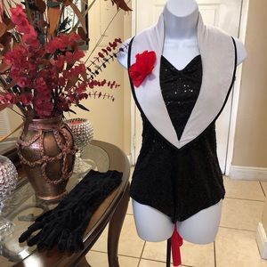 Weissman Tuxedo showgirl costume adult